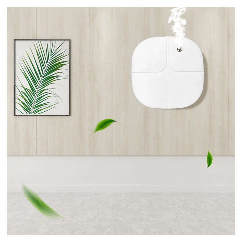 New Idea Lithoum Battery Cold Diffusing Essential Oil Wall Mounted Fragrance Oil Aroma Scent Diffuser Machine Air Freshener
