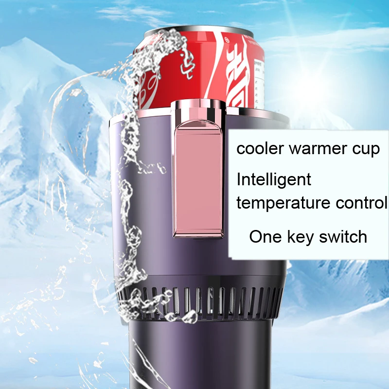 Hot selling portable travel multifunctional car heating cooling cup warmer cup mug
