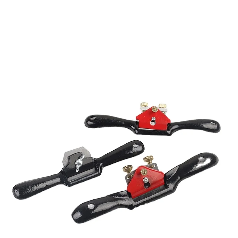 44/52mm woodworking planer trimming planer spoke shave adjustable cutter mini rolling planer woodworking tools