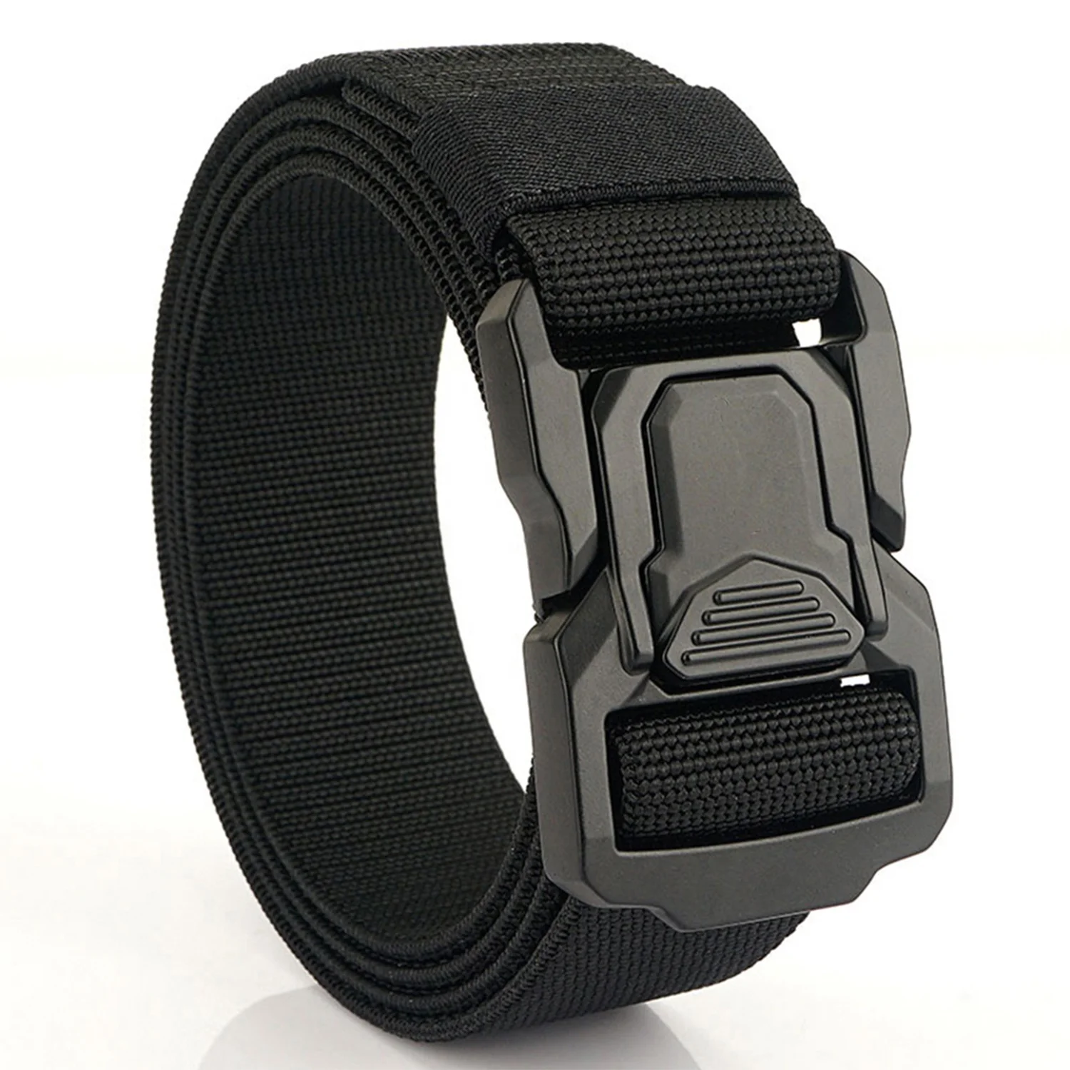 YWHCHI Combat Belt Multi Functional Nylon Belt Canvas Fabric Thickened Double Layer Aluminum Alloy Buckle Tactical Belt Custom
