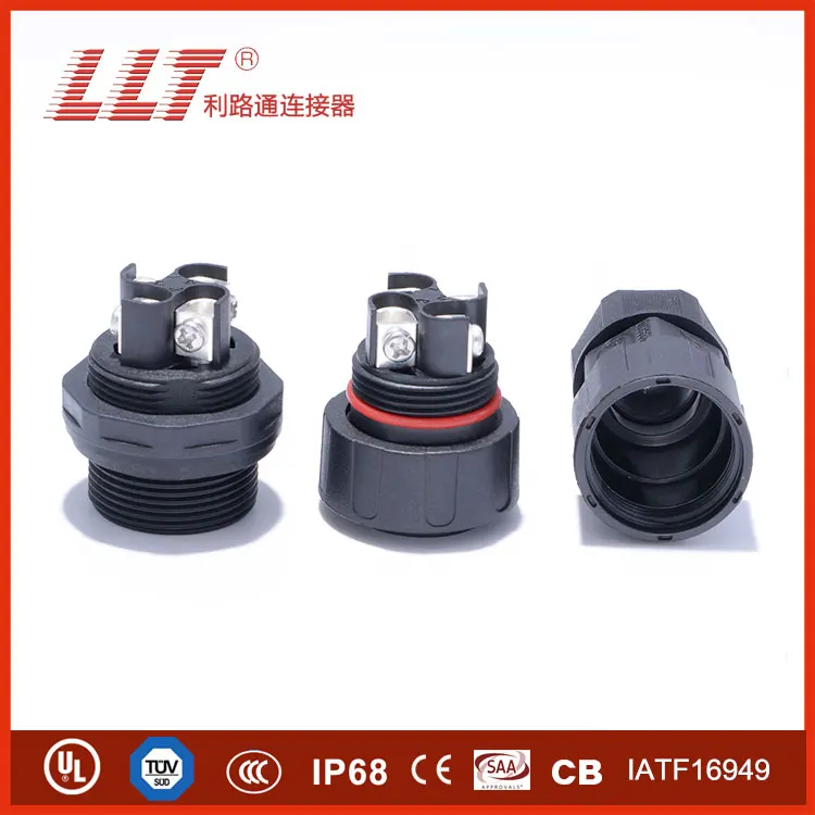 automotive connector 4pin M29 llt circular  ip68 waterproof 2 3 5 6 8 36pin panel connector