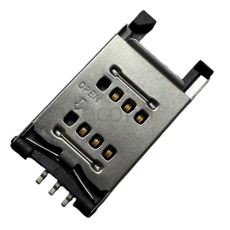 Адаптер для sim-карты 6pin или 8pin с откидной крышкой типа SIM Большой Разъем для карты