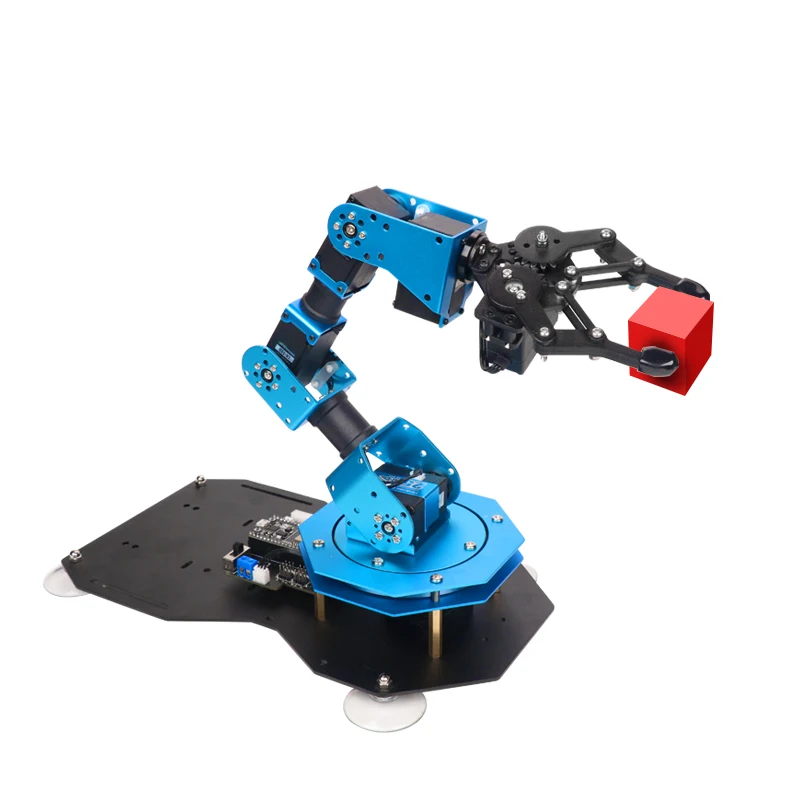 ESP32 Robot Arm Kit 6DOF programming Robot arm strap Handle PC software and APP control strap tutorial Robot arm for eduction