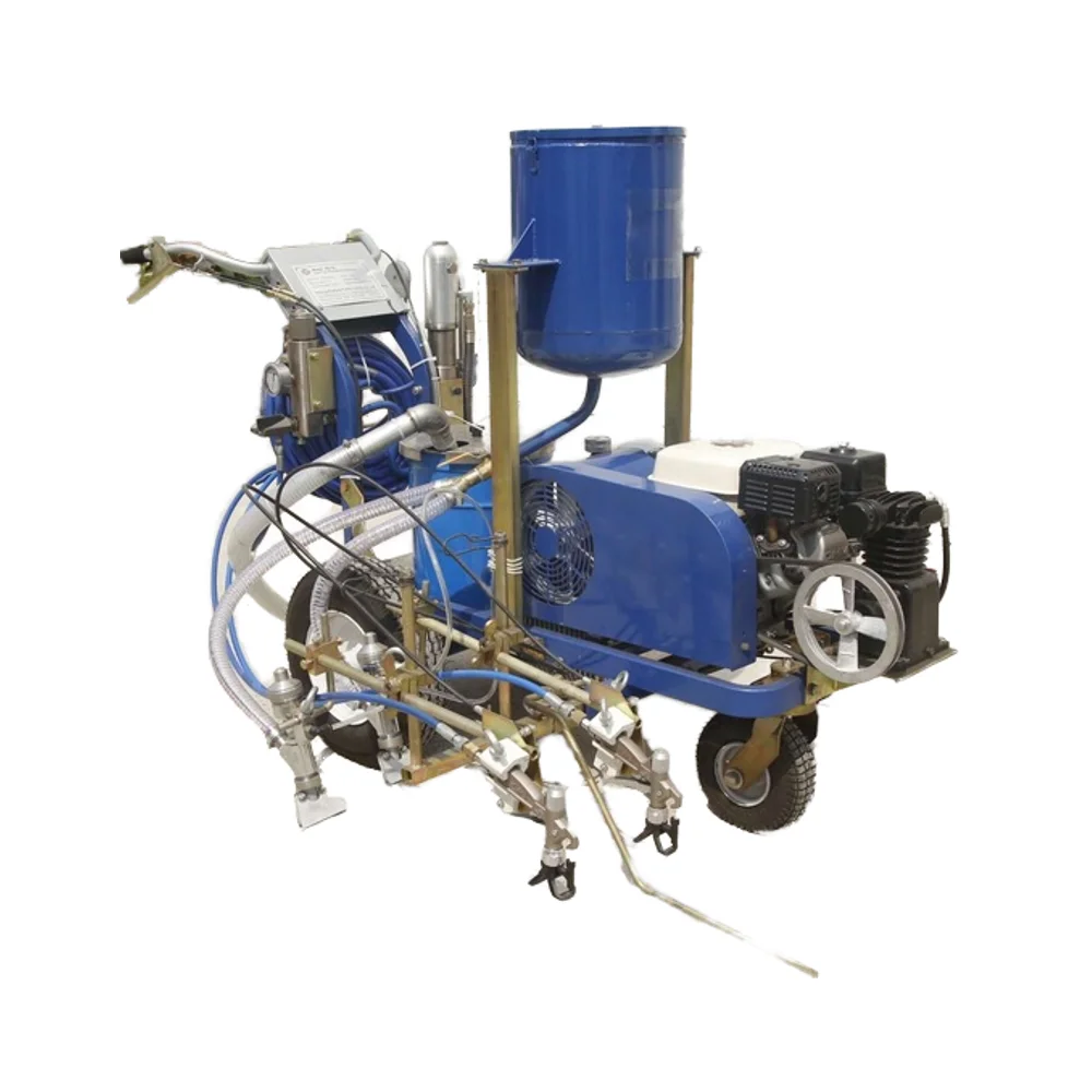 Hot Selling SW-5G Cold Paint Line Striping Machine with Airless Spray Guns for Road Marking Core Components Including Engine
