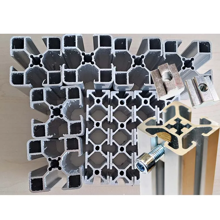 6061 6063 2020 3030 T slot aluminium profile L angle bracket machined parts 3d printer metal aluminum industrial part factory