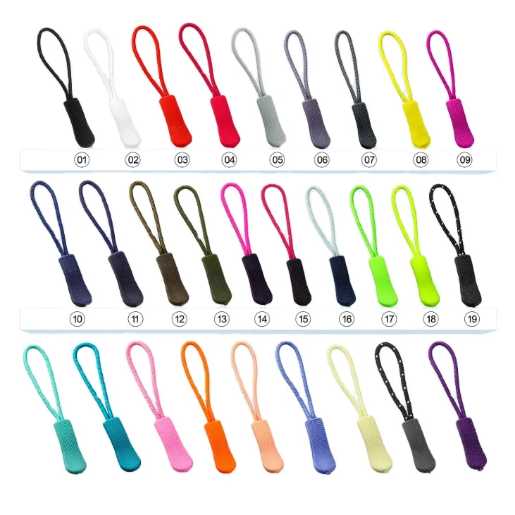 China Factory Direct Price engraved logo customized rubber zipper puller for clothing zipper puller rubber