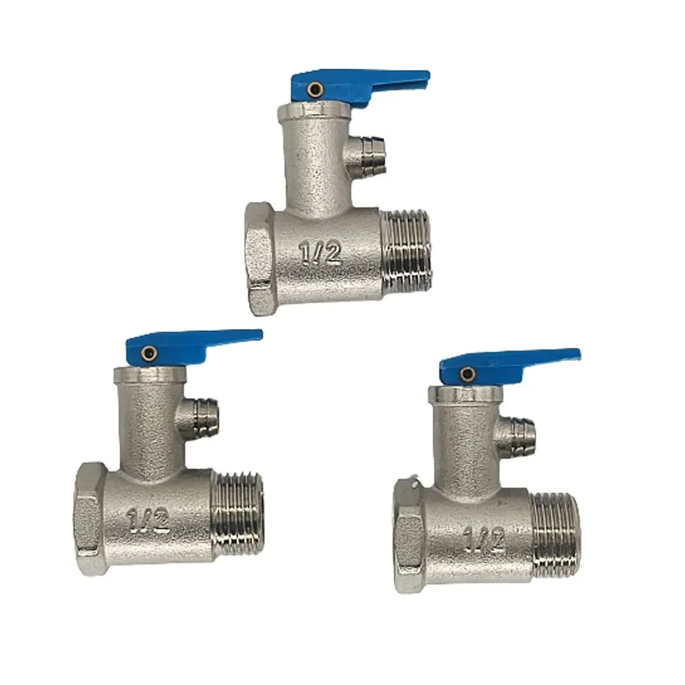 Hot Selling 1/2 8 Bar water heater safety valve brass safety valve water heater valve