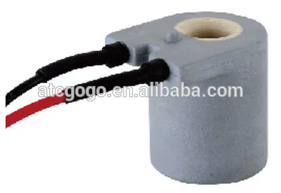 GOGOATC Miniature electromagnet coil 2 pin plug type for refrigeration solenoid valve Inside diameter 8mm high 31.5mm