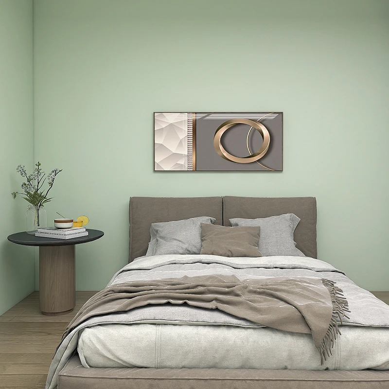 The New Self-Adhesive Waterproof Wallpaper Plain Minimalist Bedroom Living Room Wallpaper Warm Dormitory Thick Solid Color