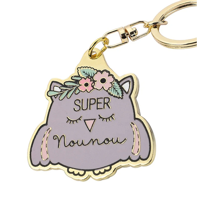 Брелок для ключей из мягкого твердого металла