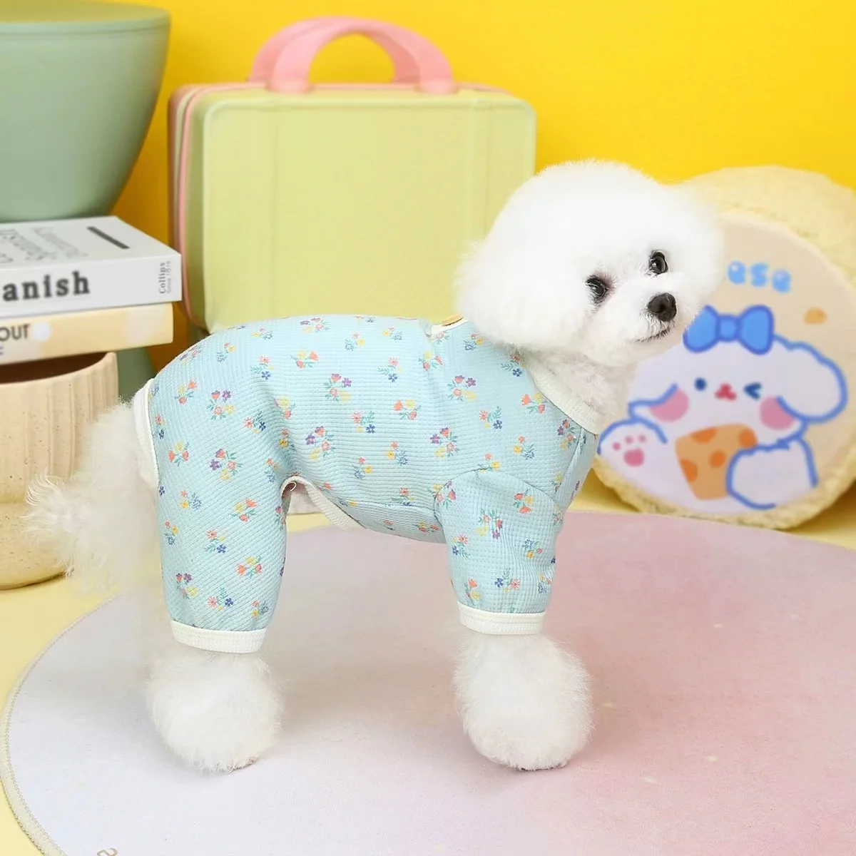 Flowers Design Cute Pet Clothes For Dog Summer Cat Wear Clothes Bangkok Dog Clothes Dog Supplies Pet Accessories