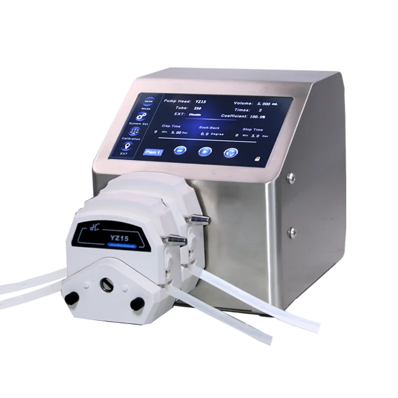 CB600F  Intelligent Distribution Peristaltic Pump 2 nozzles chemical liquid peristaltic pump filling machine
