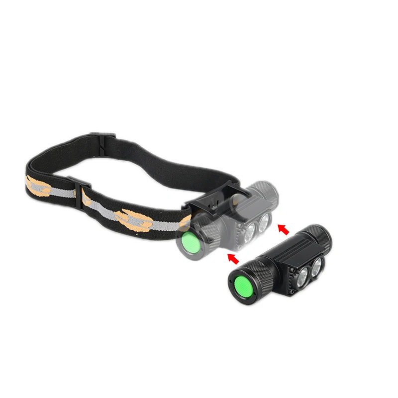 RIPSSHINE Custom headlamp18650 rechargeable flashlight outdoor reading light camping lanterns magnet head torch