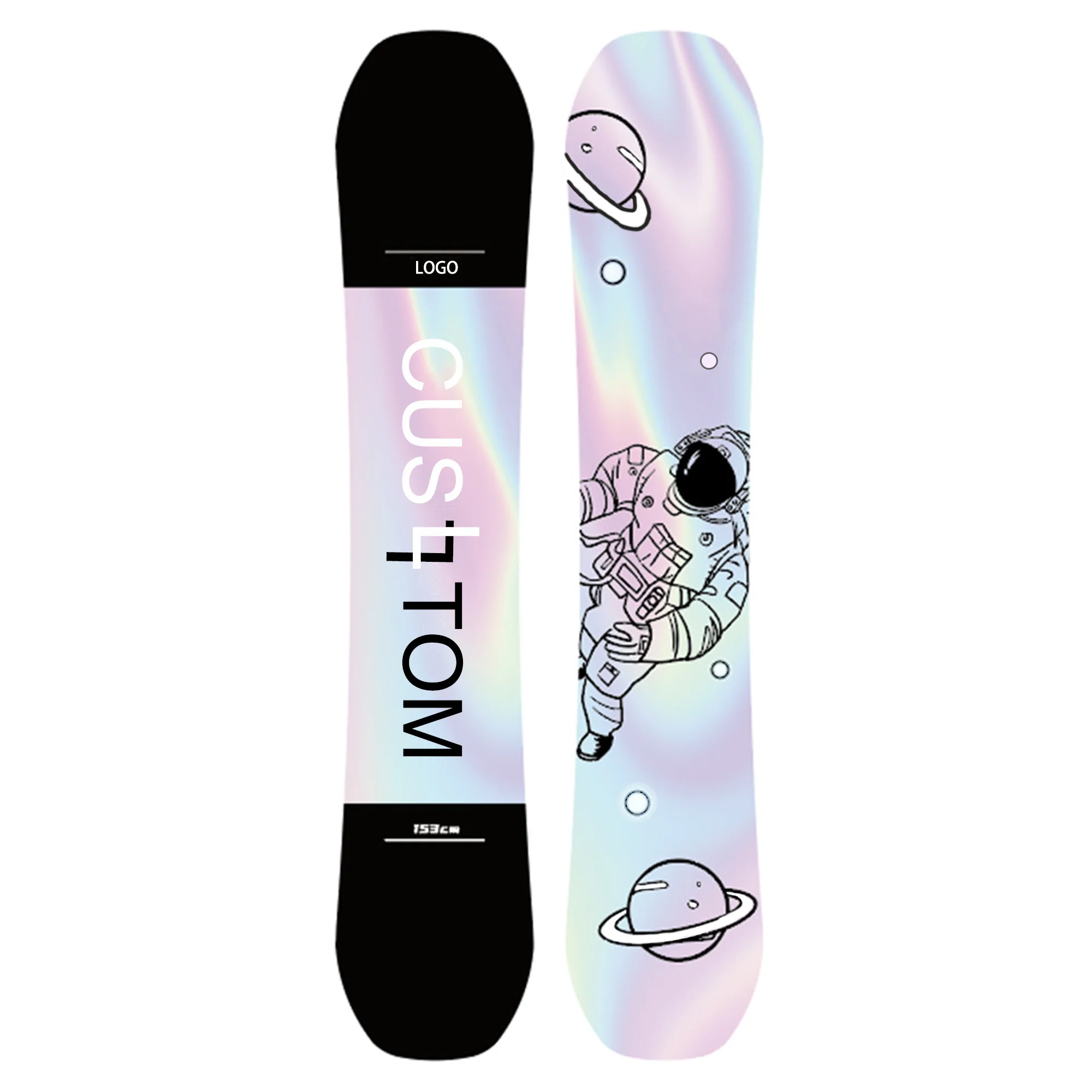 Custom Logo Poplar Wood Core All Mountain Freestyle Freeride Snowboard For Beginner Snow Sports Ski Equipment For Adult