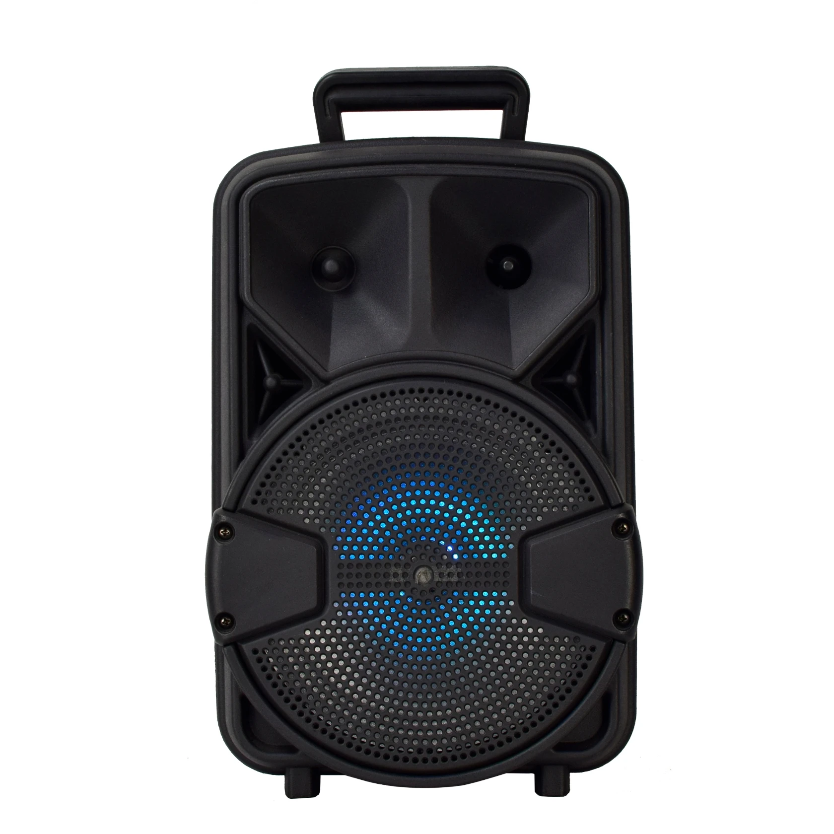 
AILIPU 8 inch manufacturer subwoofer with led light big powered mic support usb subwoffer portable trolley speaker 