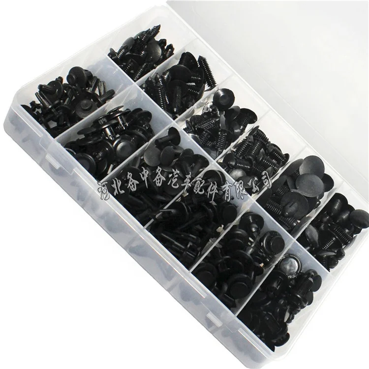 
330PCS 12Kinds Mixed Auto Fastener Car Bumper Plastic Fixed Clamp Christmas Tree Barb Trunk Fixed Clip for Honda for TOYOTA 