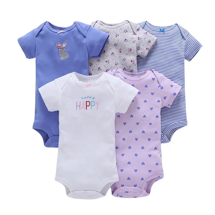 new design manufactory short sleeve romper baby clothes