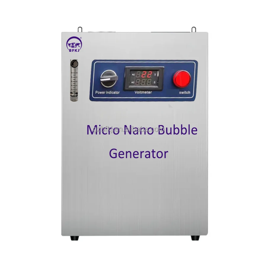 Nanobubble Generator with On-board Oxygen Ozone