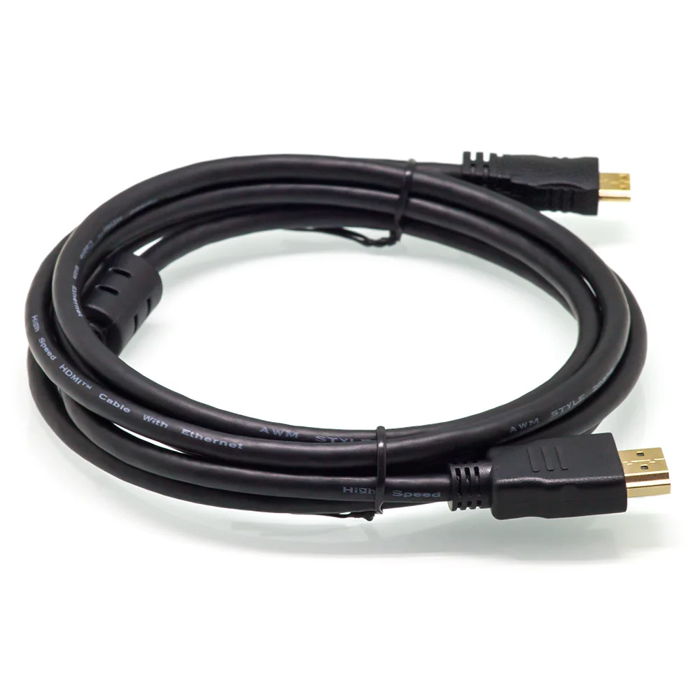 OEM Mini HDMI cable MINI HDMI To HDM converter cable 1m 1.5m 2m 3m 5m support 1080P 3D