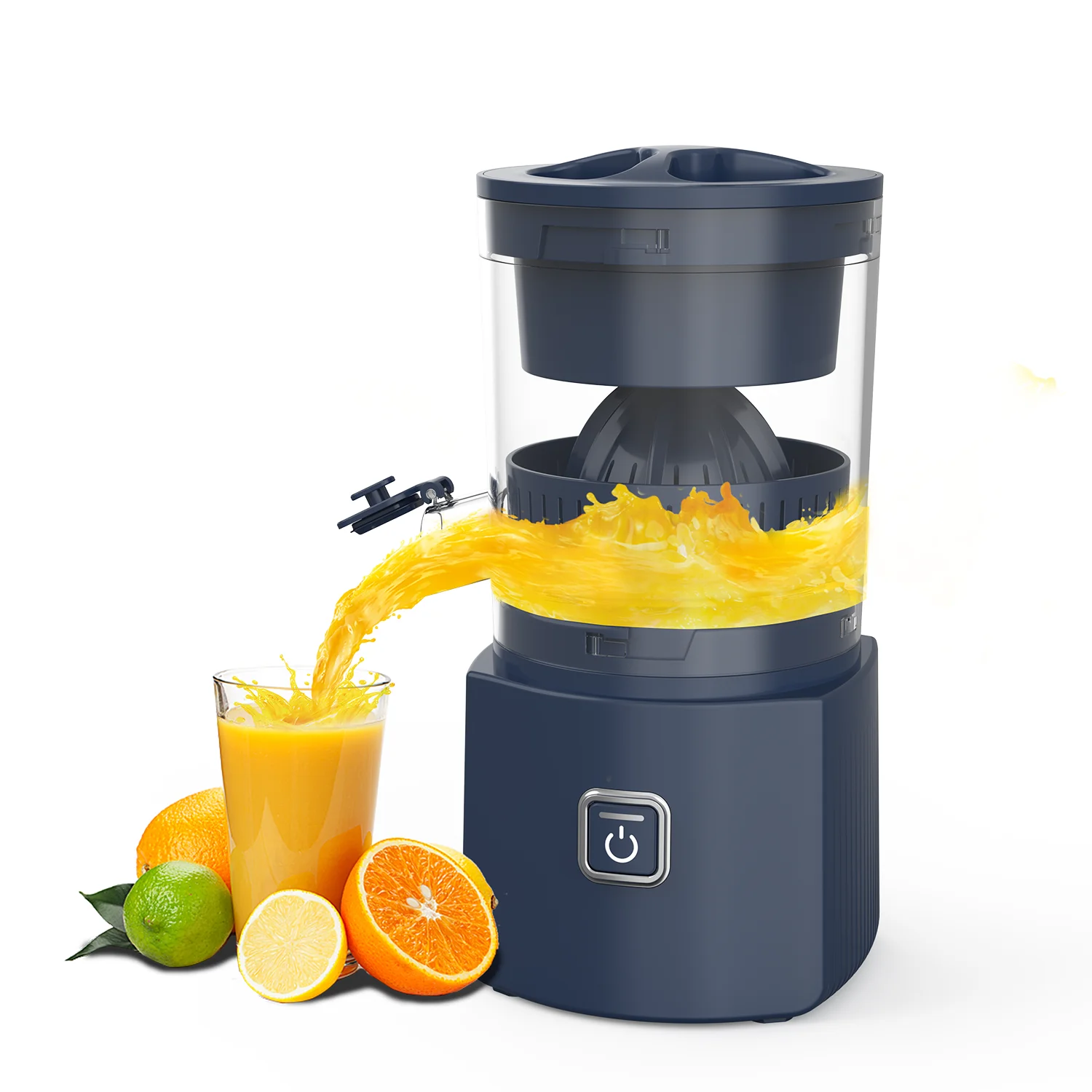 Home Orange Mini Slow Juicer Portable USB Charging Automatic Citrus Fruit Vegetables Juicer Blender