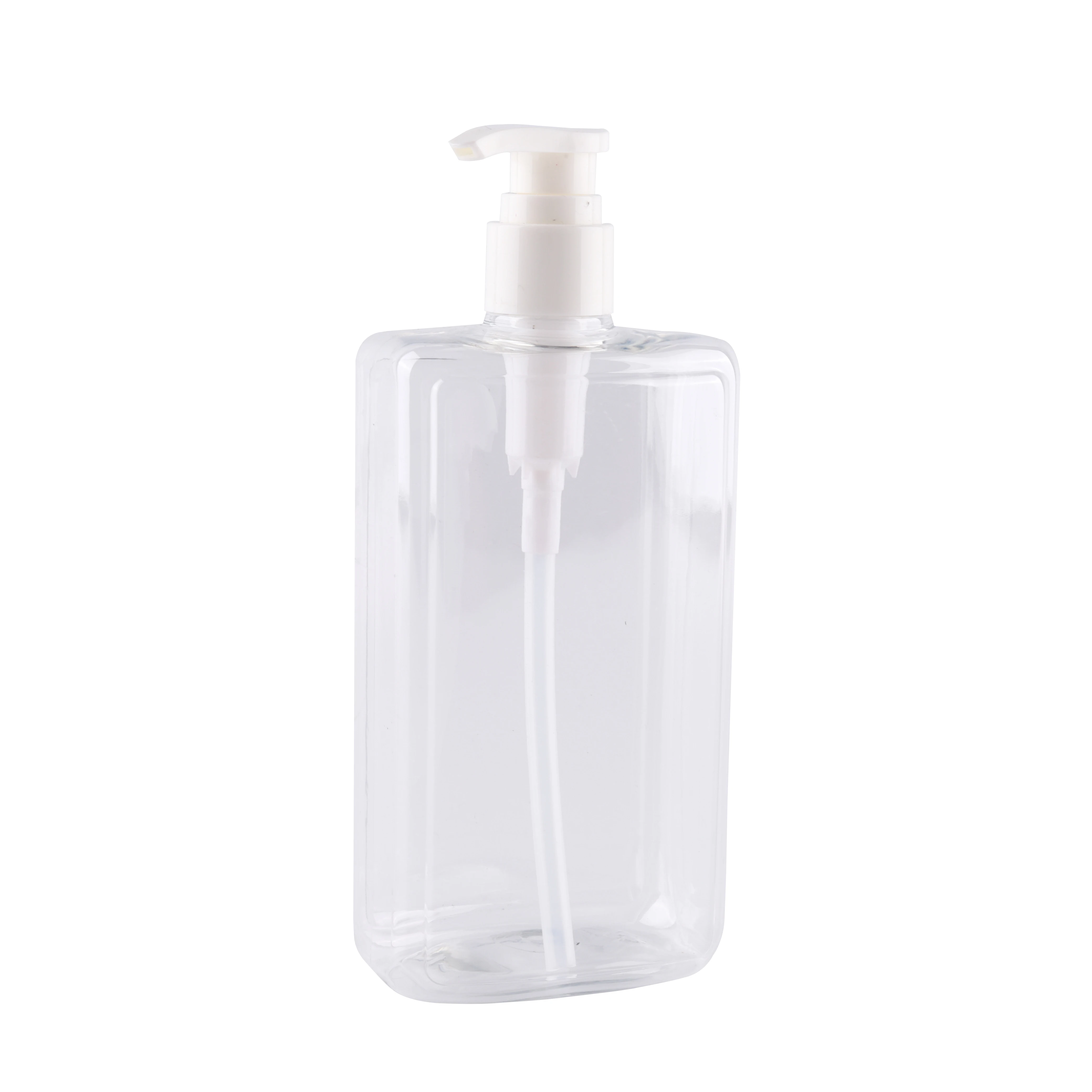 
Clear Plastic Bottle With Aluminum Cap Lotion Pump Bottle Cosmetic Packaging Bottle 