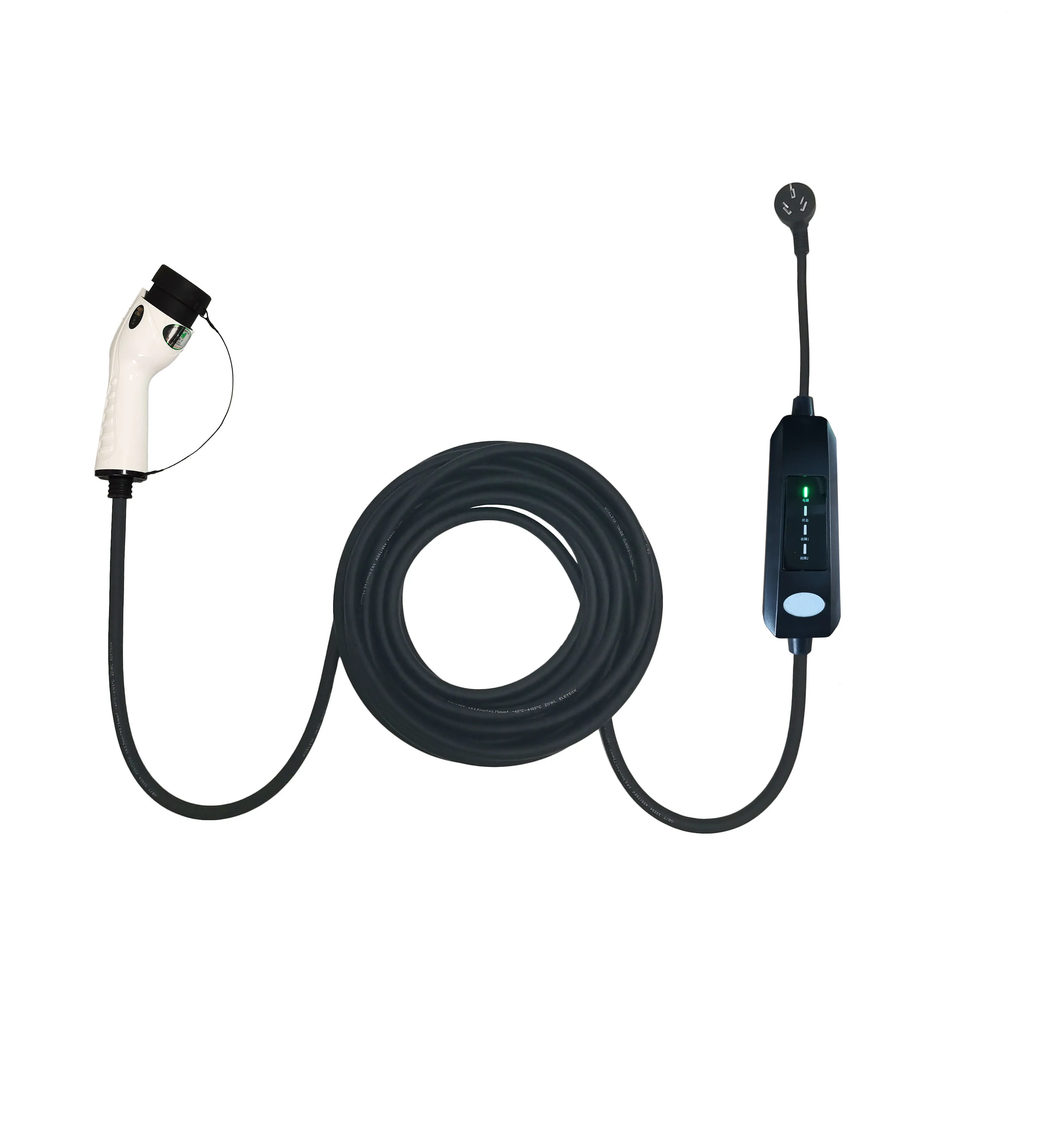 16A 3.5KW Version Electric Vehicle Sae Charging Cable Level 2 Portable Ev Charger