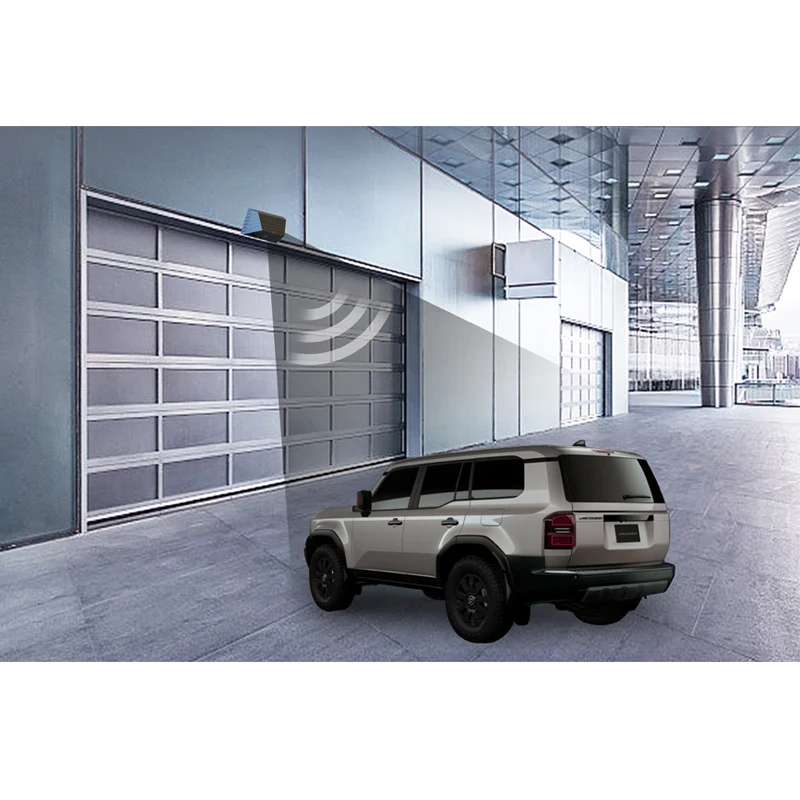 Warehouse heat insulation industrial high speed door open sensor radar anti pinch microwave automatic car door opening system