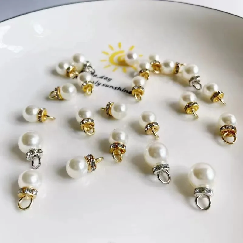 Wholesale High Quality 8mm-18mm Ivory Plastic Imitation ABS Pearl Pendant For DIY Earring Necklace Jewelry Making