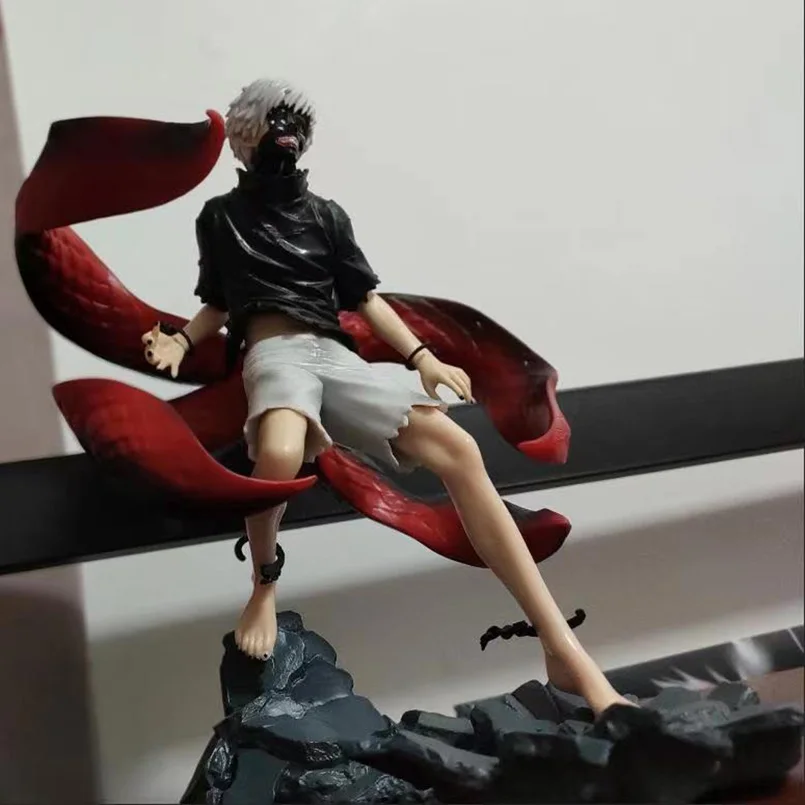 25CM Anime Tokyo Ghoul Figure Kaneki Ken Touka Kirishima PVC Action Figure Kaneki Ken Awakening Figurine Generation of Dark