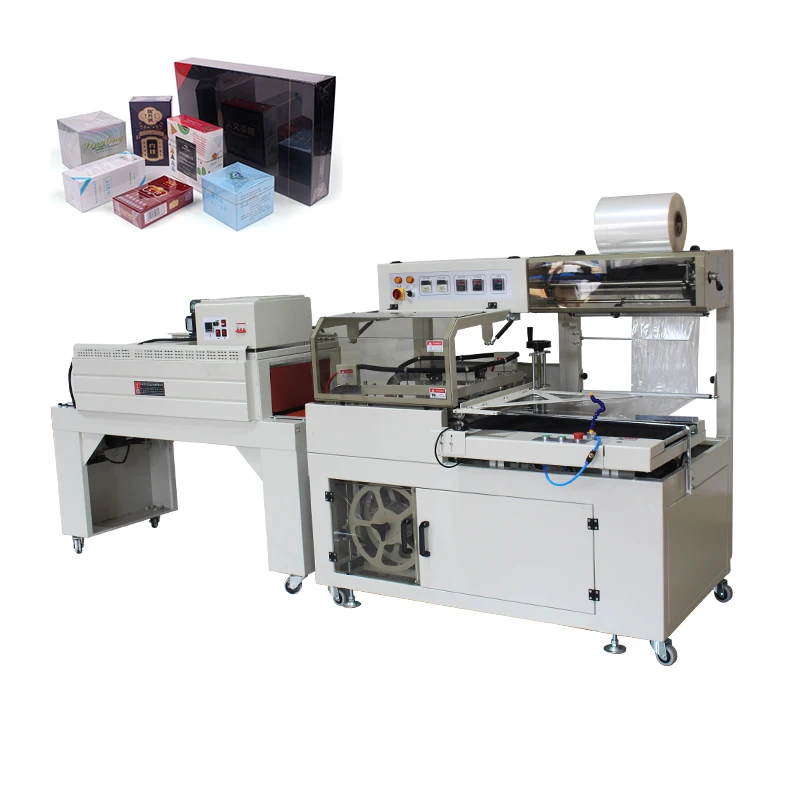 Beat Selling Automatic Heat Seal Side Shrink Wrapping Machines Box Book Cup Side Sealing Shrink Wrap Machine