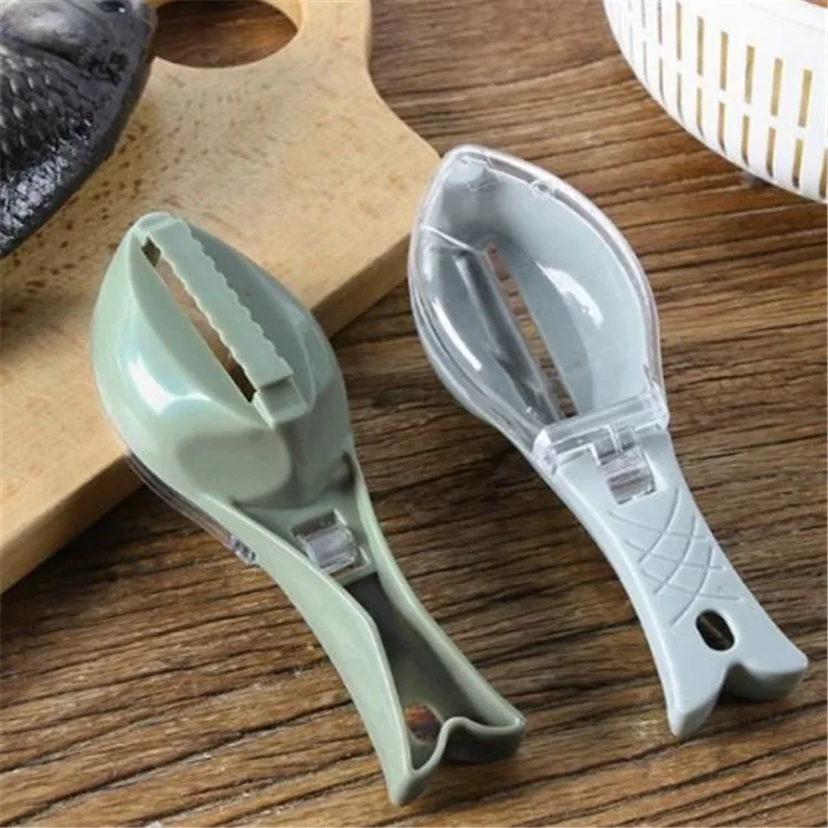 kitchen Fish Skin Brush Scraping Fishing Scale Brush Fast Remove  Fish Scales Skin Remover