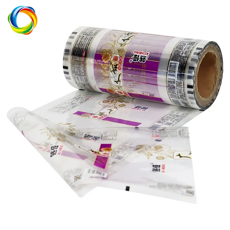 Custom Printing Food Automatic Packaging Roll Film Aluminized Composite Sealing Film Aluminum Foil Packaging Roll Film