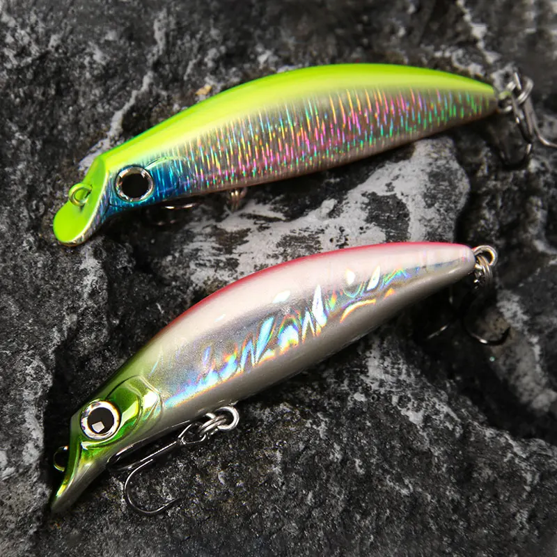 LETOYO High Quality ABS Hard Bait 7.2g 75mm Floating Freshwater Saltwater Fishing Lure Minnow Hard Lures