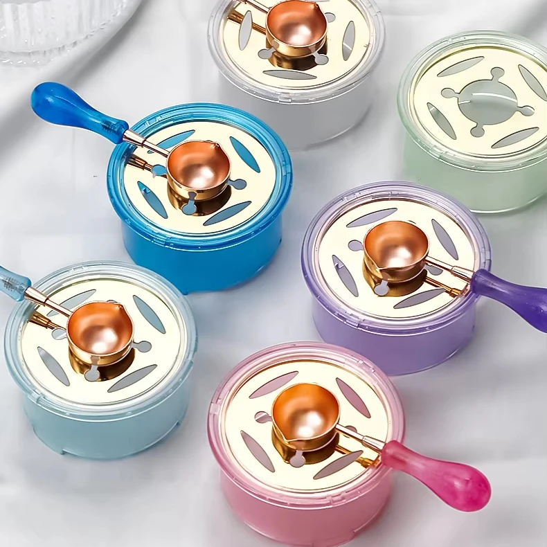 Набор для запечатывания воска пластиковая восковая печь с ложкой набор