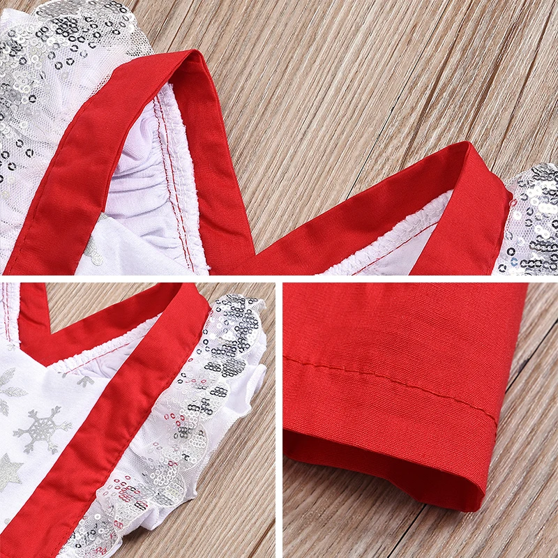 Wholesale Christmas Girls Dress Lace Children Dress for Summer Kid Dress