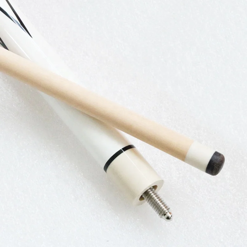 
Maple Wood 1/2 Jointed 57 inch 58 inch 12/13mm Tip Billiard Pool Cue Wood Stick 