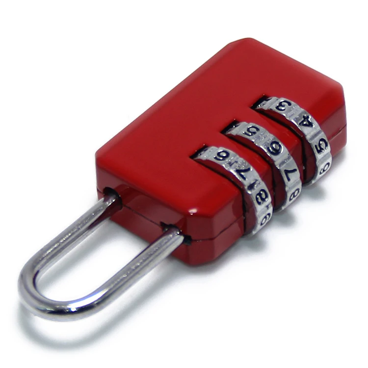3 Digit Dial Combination Code Lock Luggage Backpack Password Padlock Suitcase Drawer Lock Bag Parts Accessory Metal Luggage Lock