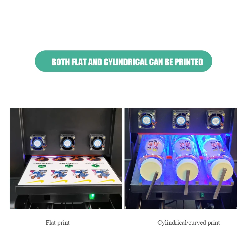 Hot Sale A4 A3 XP600 UV flatbed Printer For Mobile Phone Case A4 L805 uv dtf printers Desktop UV Sticker Printing Machine
