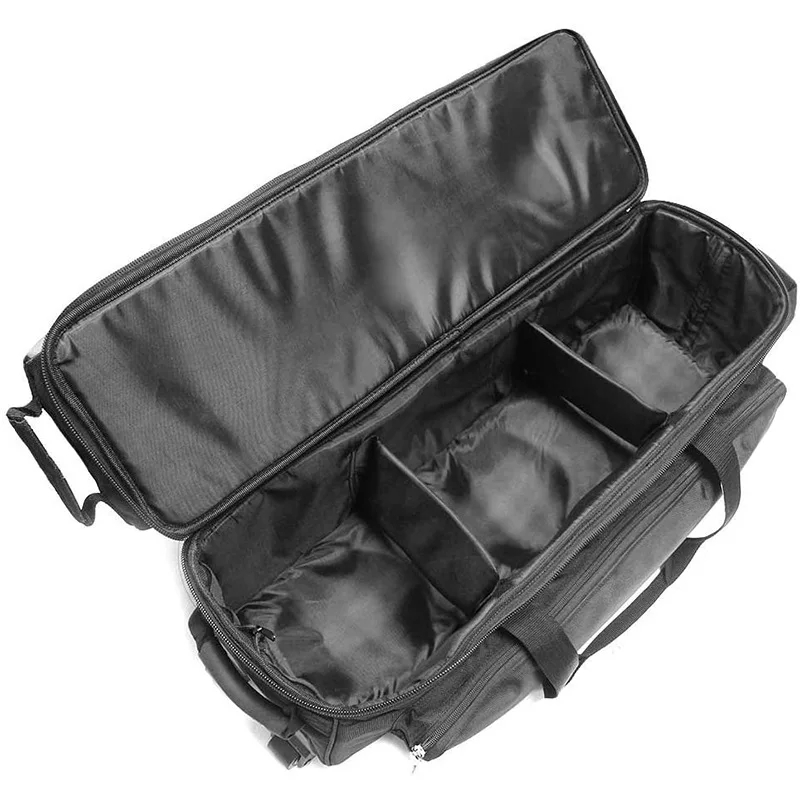 High Quality OEM Custom Wheel Trolley 3 4 Four Roller Bowling Balls Bag Tote