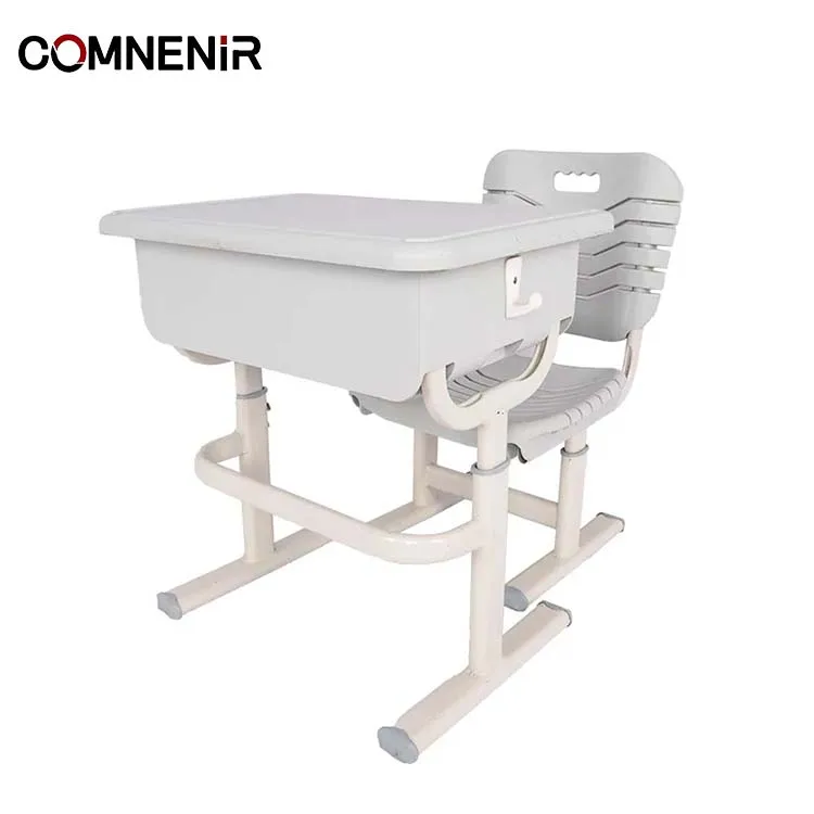 Cheap ABS Classroom Single Student School Desk And Chair Table And Chair Junior Primary School Desk Set School Furniture