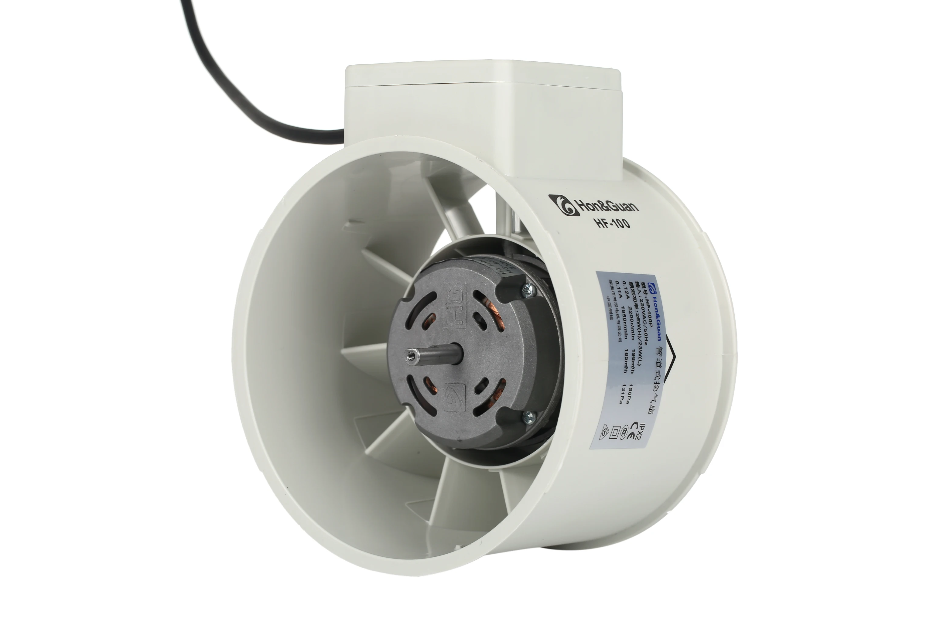 Hon&Guan smoke hood marinated ventil fan fan bldc