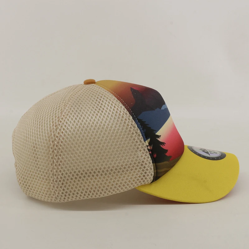 Hot Sale custom 3d puff embroidery mesh trucker cap women men printing trucker cap foam trucker hats