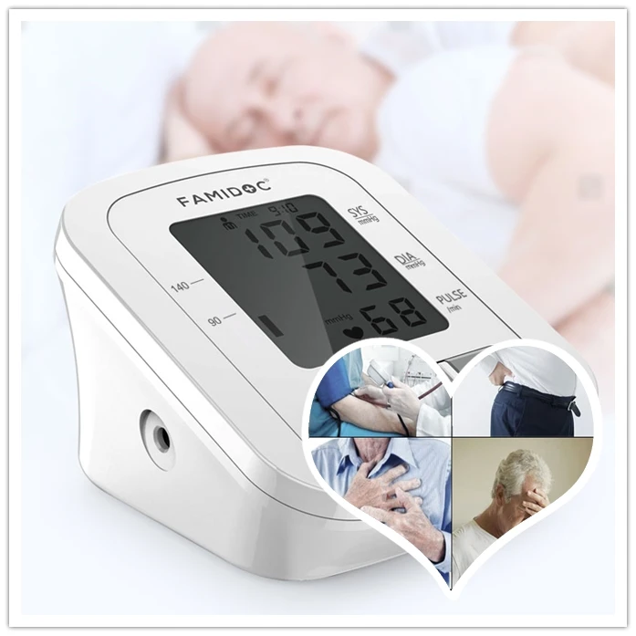 High Quality Sphygmomanometer Upper Arm Tensiometers OEM BP Monitor Electronic Bp Machine finger blood pressure monitor
