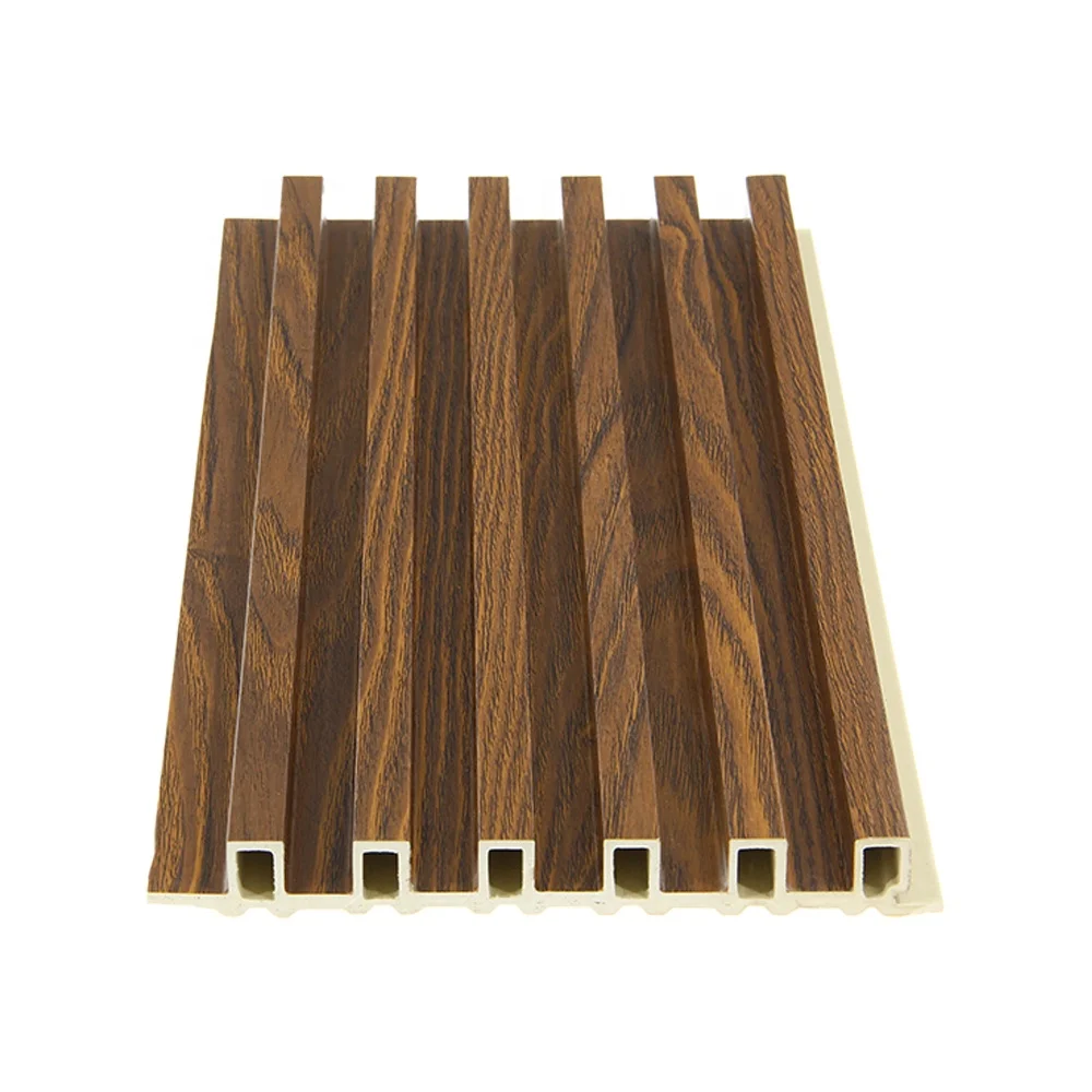 On Sale Water Proof Wood Plastic Composite Panel Fluted Wpc Wall Cladding Interior Wpc Wall Panel