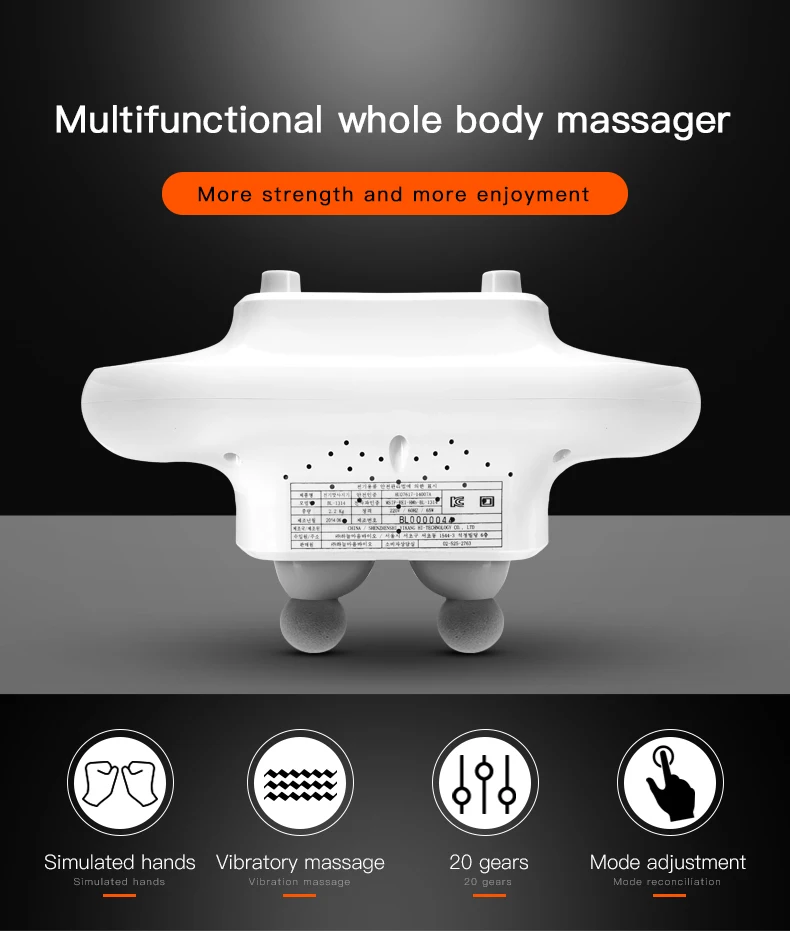 Wholesale Customized Logo Electric Deep Tissue Muscle Massage Gun high power massager gun for body muscle relax plug is 220V