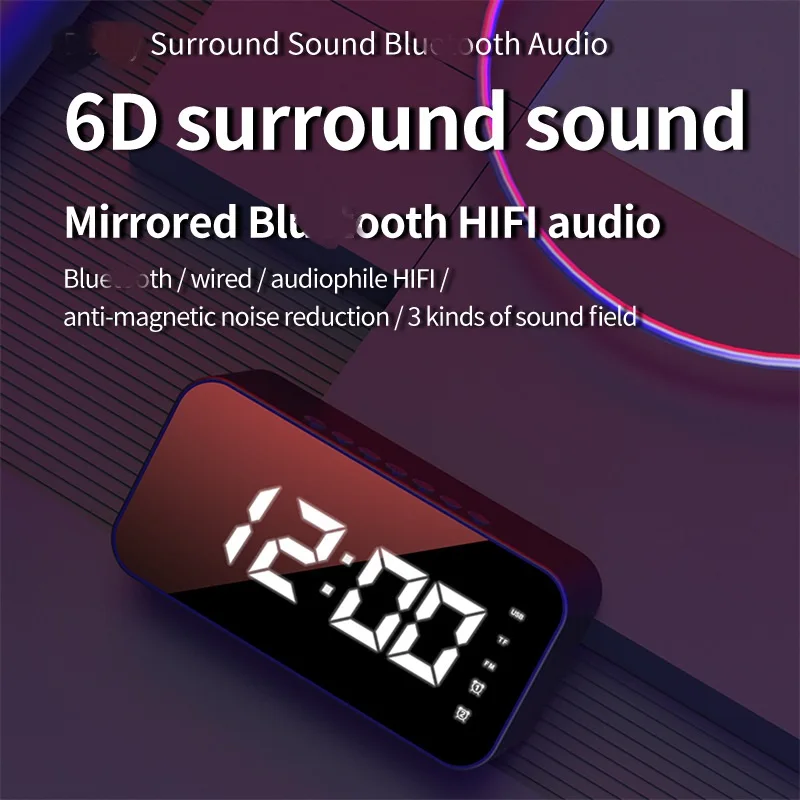 Mini Portable Microphone Audio integrated Microphone Home singing Karaoke Family Wireless BT Outdoor Portable