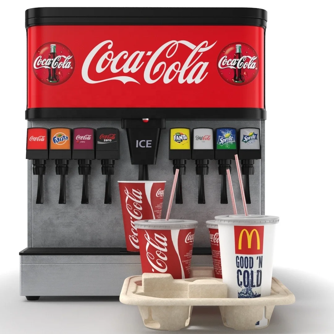 6/8 Flavor Soda Fountain Ice and Beverage Equipment Soda Dispenser