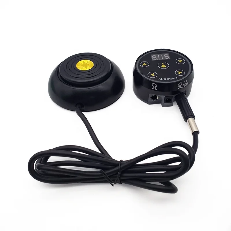 Permanent Makeup wireless pen kit Machine Tattoo Cartridge Needle Power Supply Foot Pedal Tattoo Machine Foot Switch