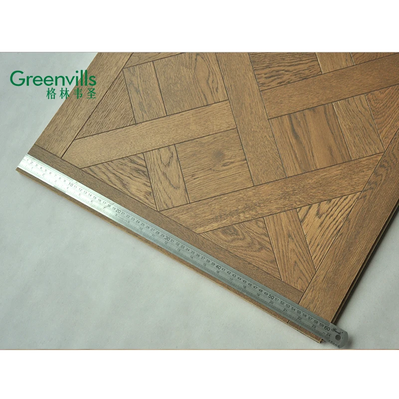 Newly launched engineered versailles natural white oak wooden flooring , multi layer flooring for residence