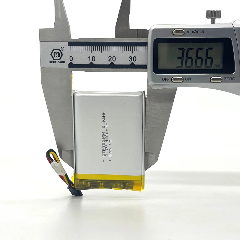 Custom 3.7 v Rechargeable Li-po Li Polymer Batteries KC Lipo Battery 3.7v 1600mah